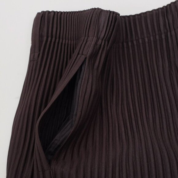 Issey Miyake Homme Plisse 2 / Medium shorts cropped pants matte black w/pockets - Picture 8 of 11